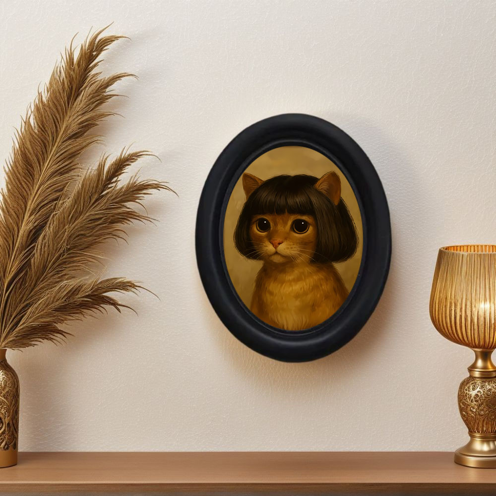 1 Piece of Fun Long-Haired Cat - Home Decor Quirky recension och pris