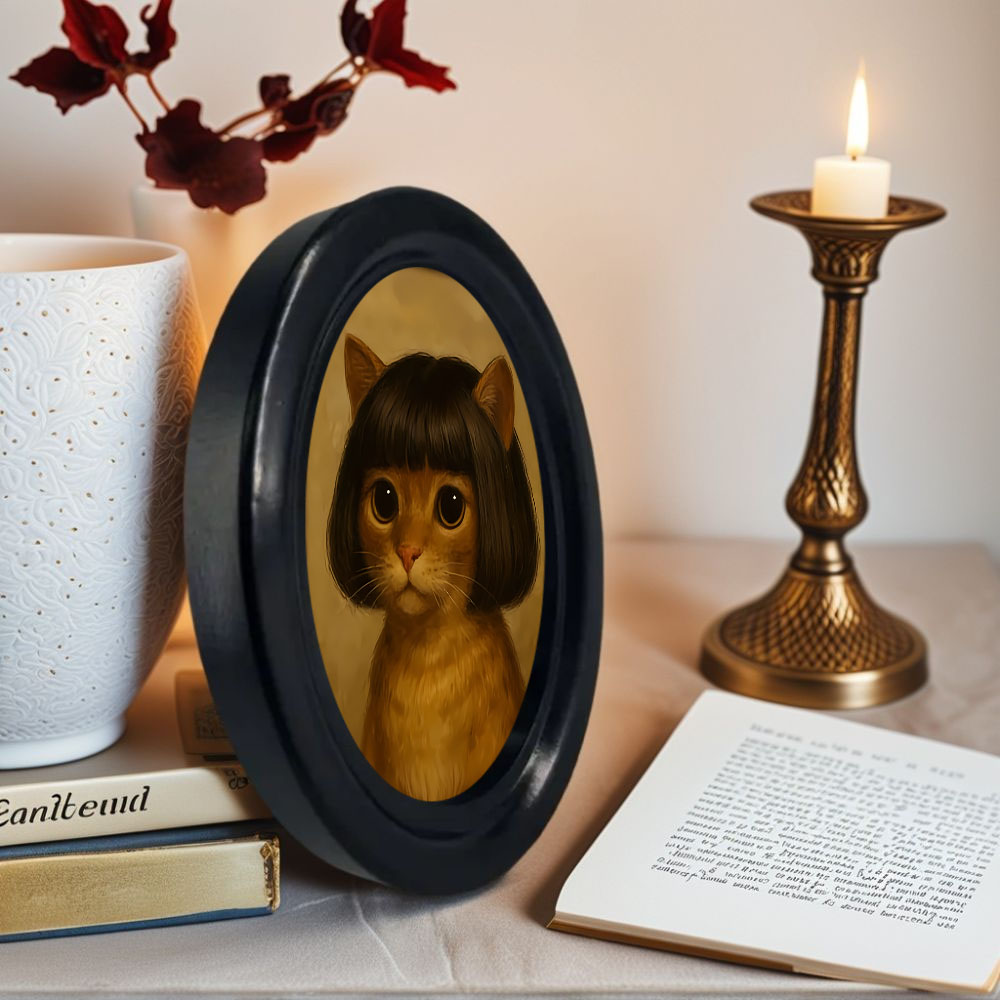 1 Piece of Fun Long-Haired Cat - Home Decor Quirky recension och pris