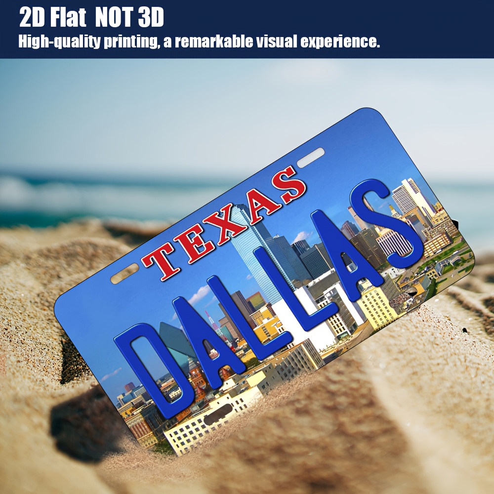 2D Flat, 1pc Vintage Texas Dal - Home Decor Dallas recension och pris
